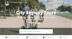 Desktop Screenshot of citysegwaytours.com