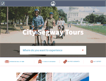 Tablet Screenshot of citysegwaytours.com